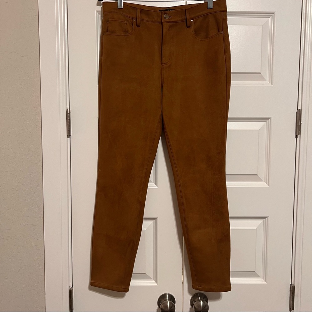 Ann Taylor Women's Faux Suede Tan Pants